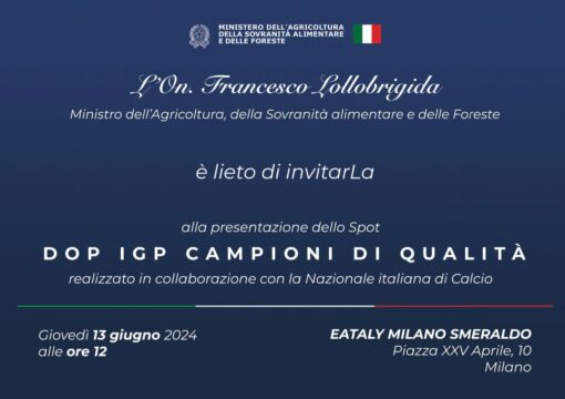 Il Consorzio di Tutela e Valorizzazione della Lenticchia di Altamura IGP alla Presentazione dello Spot “DOP IGP Campioni di Qualità”