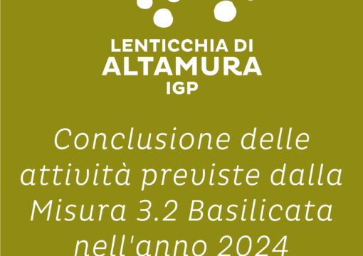 Conclusione delle attività previste dalla Misura 3.2 Basilicata nell’anno 2024